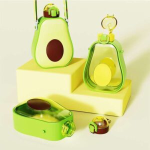 Avocado-Shaped Cute Water Bottle — Green Novelty